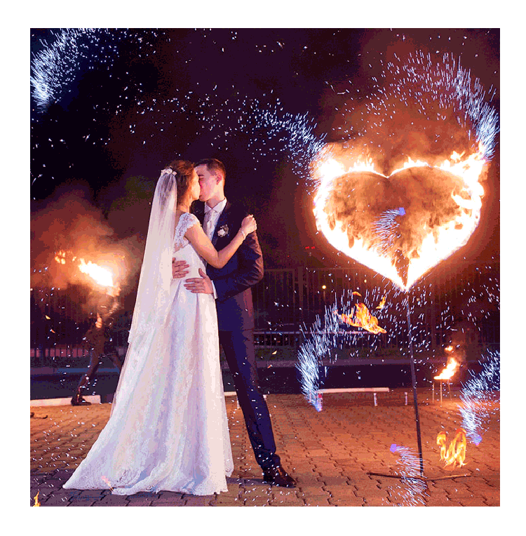 Организация пиротехнического шоу на свадьбу  Ветлуга | vetluga.salutsklad.ru