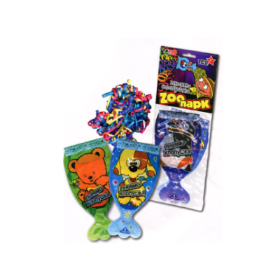 Зоопарк ТСЗ Надувная хлопушка купить в Ветлуге | vetluga.salutsklad.ru