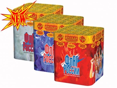 Флаг России Дневной фейерверк купить в Ветлуге | vetluga.salutsklad.ru