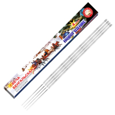 Новогодние 400-4 мм. Бенгальские огни купить в Ветлуге | vetluga.salutsklad.ru