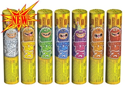 Цветной дым 25 Цветной дым купить в Ветлуге | vetluga.salutsklad.ru