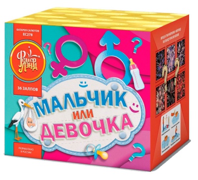 Мальчик или девочка М Фейерверк купить в Ветлуге | vetluga.salutsklad.ru