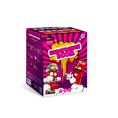 Новогодний BOOM Фейерверк купить в Ветлуге | vetluga.salutsklad.ru